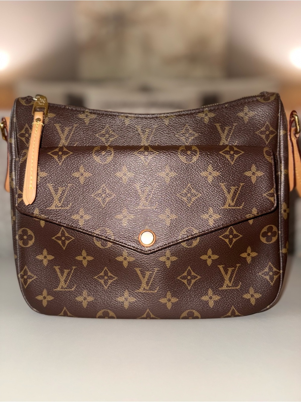 Louis Vuitton Authentic Monogram Mabillon Crossbody Bag